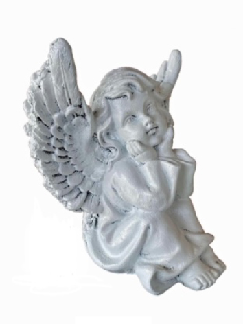 Small Angel with Wings yard statue