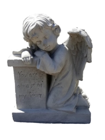 Memorial Angel yard statue - You are always in my heart