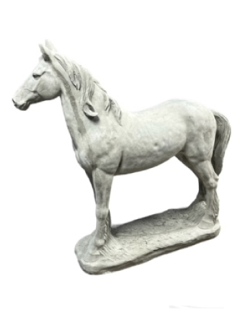 Horse garden statue